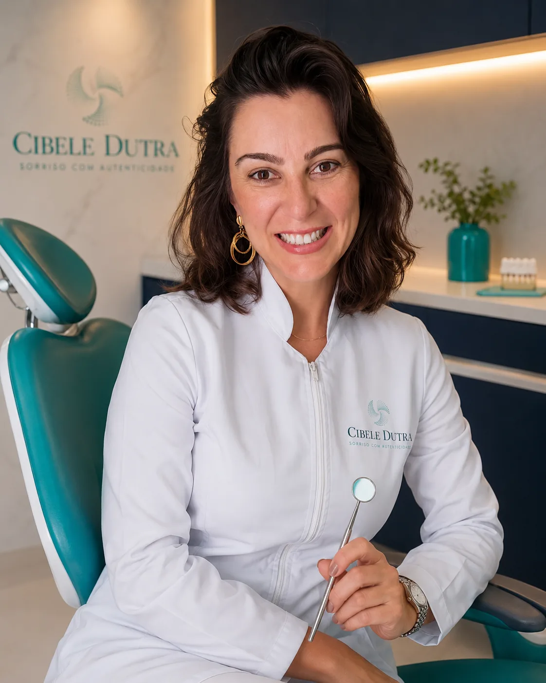 Dra. Cibele Dutra, cirurgiã-dentista dedicada ao cuidado do hálito, saliva e gustação